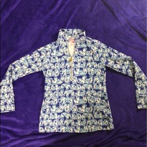 Lily Pulitzer quarter zip pull over!